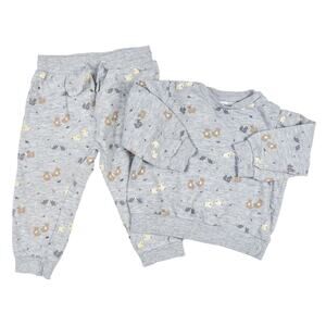 H&M Baby Cotton Sweatshirt and Joggers Toddlers Matching Pieces Sz 12-18